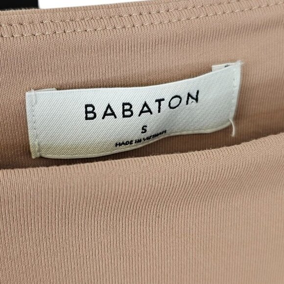 Aritzia Babaton Contour Square Neck Long Sleeve Bodysuit, Size Small - Picture 6 of 6